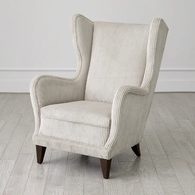 Upholstered Wingback Chair