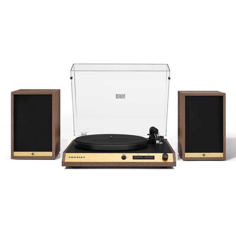 2 - Speed Turntable Decorative Record Player with Bluetooth