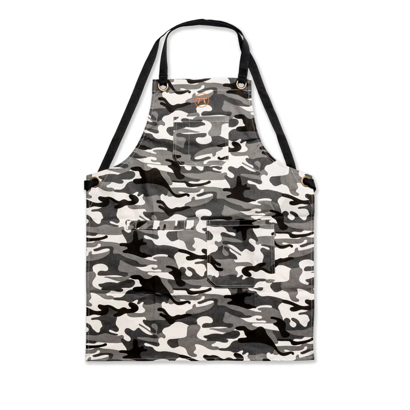 Outset Outset Camo Grill Apron, Cotton Apron For Men and Women