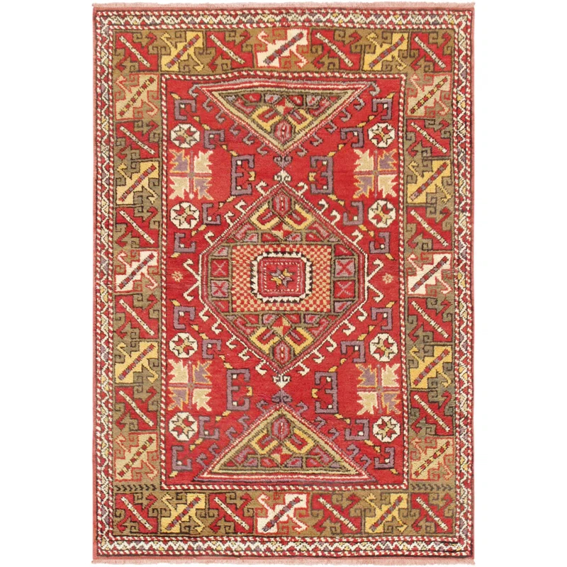 Pasargad One-of-a-Kind 4'1" X 6' 2010s Wool Area Rug in