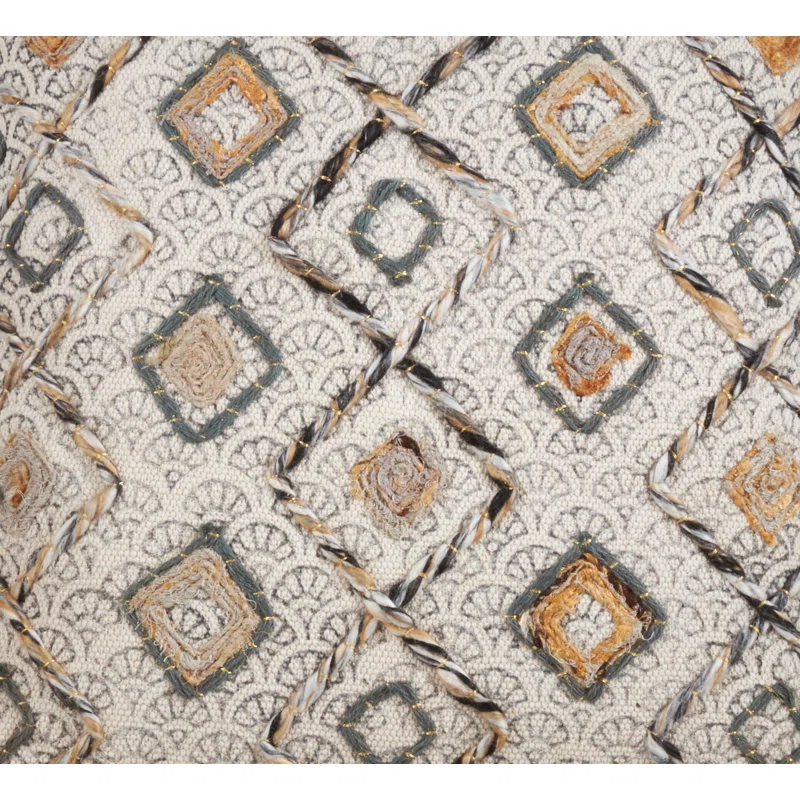 Saro Lauren Pillow Collection Geometric Cotton Pillow Cover
