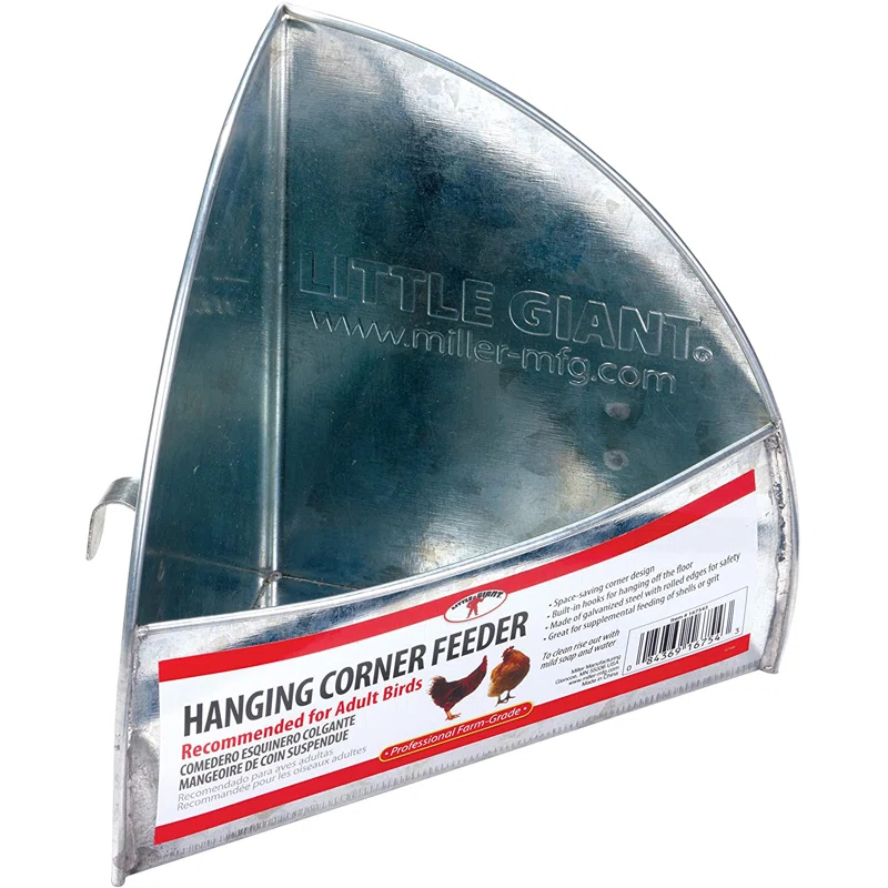 Miller Manufacturing Company Metal Hanging Tray Bird Feeder