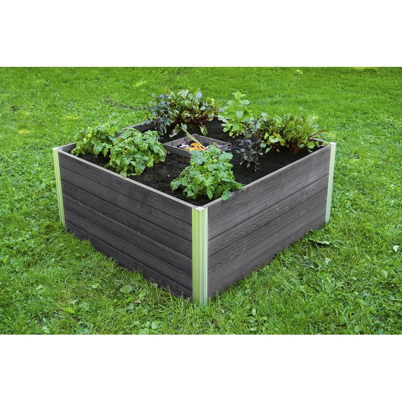 Vita Urbana Keyhole Composting Raised Garden Bed