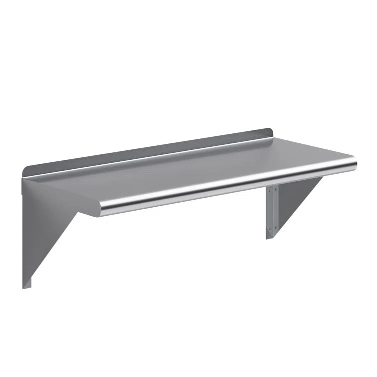 Amgood 12 in. x 30 in. Stainless Steel Wall Shelf
