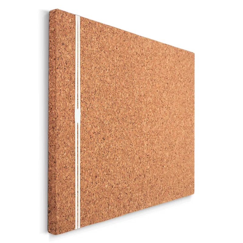 Iceberg iDesign Frameless Cork Bulletin Board with Band, Home or Work Office Accessories, 24” W x 38” L x 1.56” H