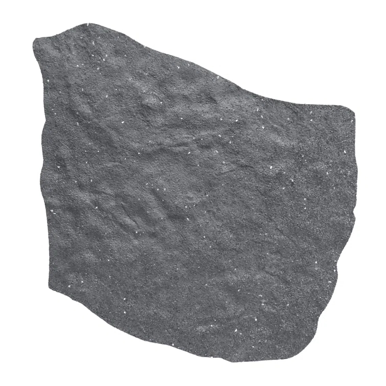 Multy Home Garden Central 18" x 18" Natural Rock Stepping Stones in Grey, 4-pack, Made with Rubber materials & Reviews | Wayfair