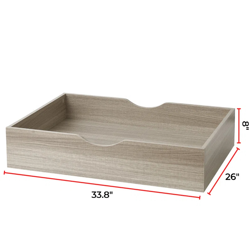 The Storage MAX - Underbed Wooden Organizer With Wheels