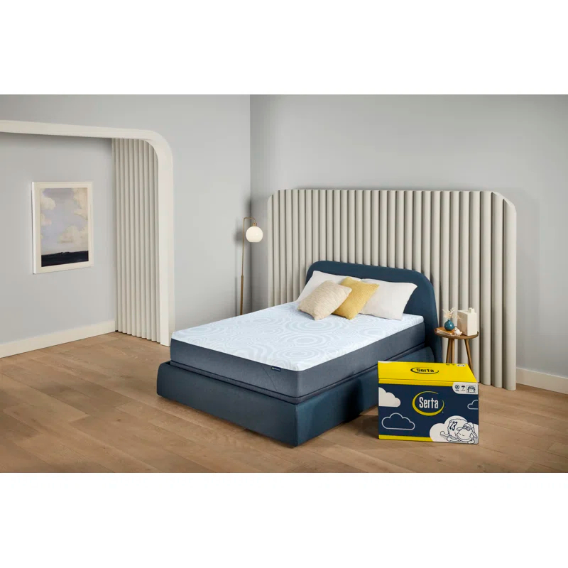 Serta Serta Perfect Sleeper Nestled Night Medium Firm 10" Memory Foam Mattress