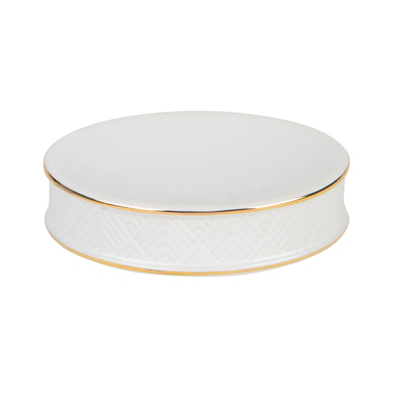 Elle Décor Ceramic Bathroom Accessories Ceramic / Porcelain Soap Dish