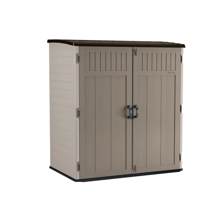 Suncast Suncast 6 ft. W x 4 ft. D Resin Vertical Tool Shed