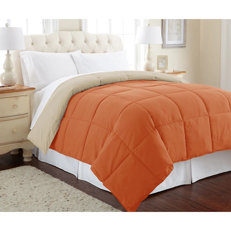 Modern Threads Modern Threads Sanctuary by PCT Down Alternative Microfiber Quilted Reversible Comforter & Duvet Insert - Soft, Comfortable Alternative to Goose Down - Bedding for All Seasons