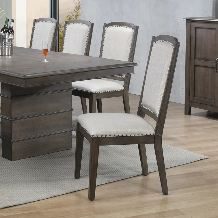 ZHENMIAO XINLEI TRADING INC 19'' H Upholstered Side Chair (Set of 2)