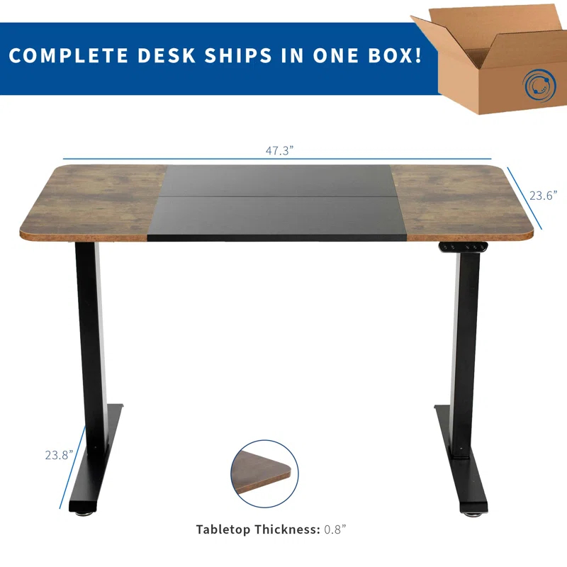 Vivo VIVO 47" x 24" Electric Sit Stand Desk (DESK-E144BN series)