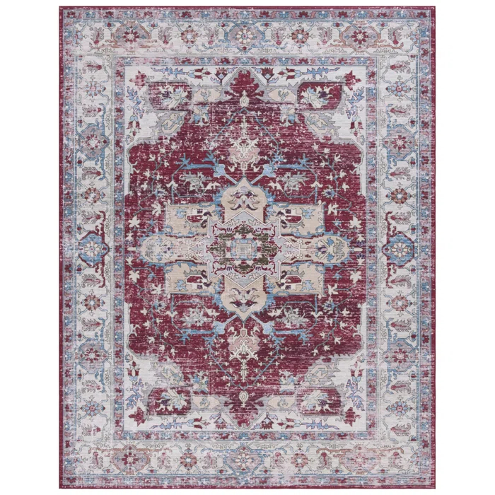 Bungalow Rose Tucson Performance Machine Washable Oriental Rug