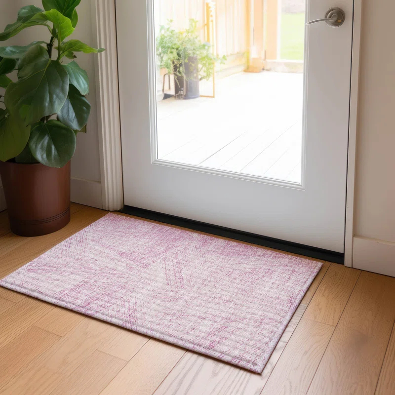 Chayden ACN991 1'8" x 2'6" Machine Washable Gray Indoor/Outdoor Area Rug