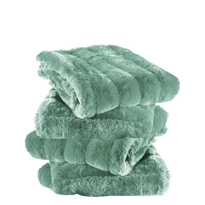 Home Soft Things Super Mink Pillow Cover (Set of 4)