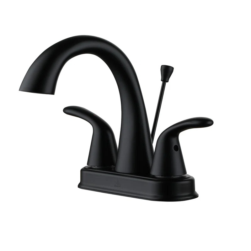 2 Handle Bathroom Faucet with Drain