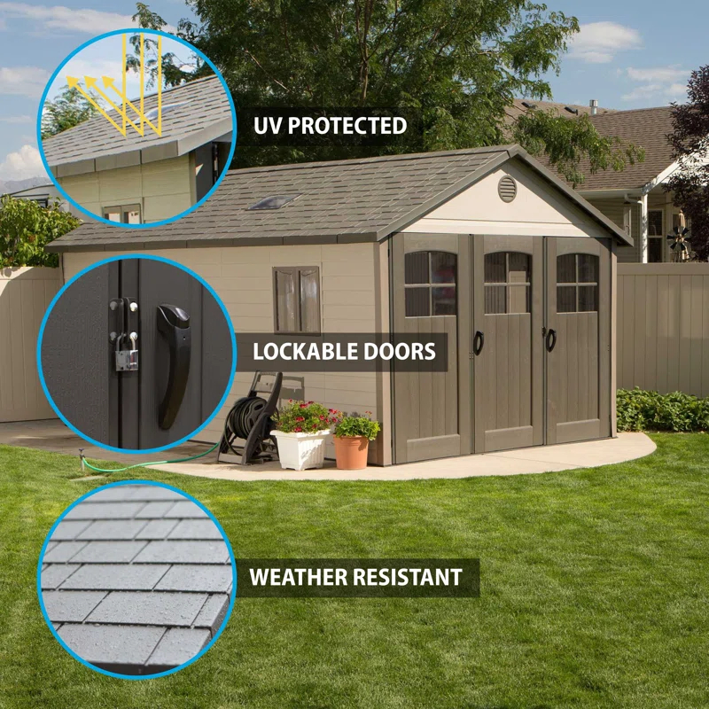 Lifetime LIFETIME 11 Ft. X 18.5 Ft. Outdoor Storage Shed