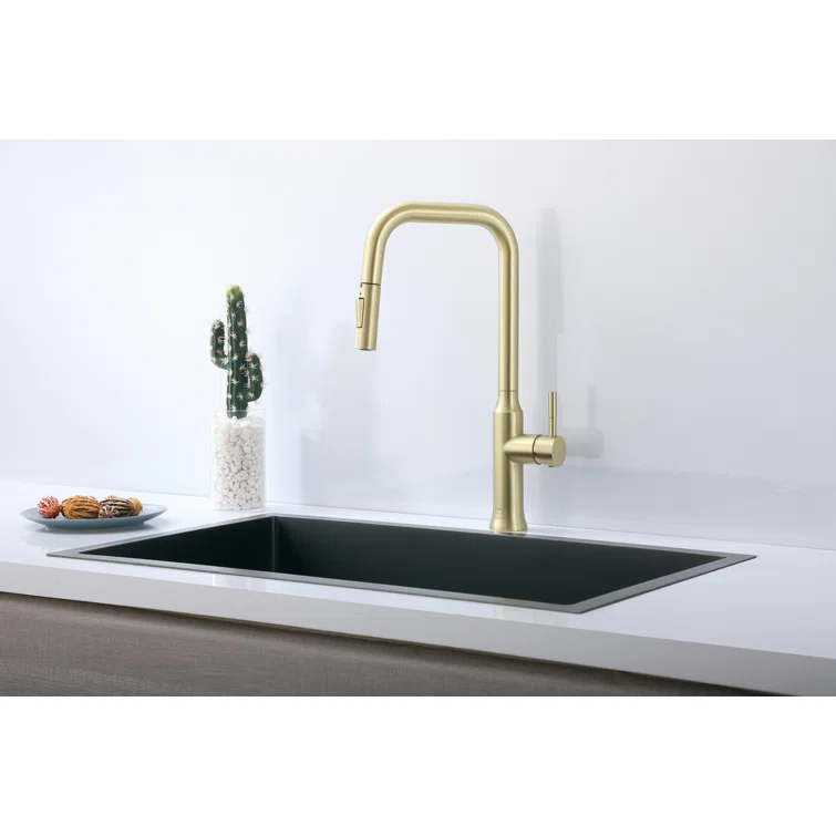 Elegant Lighting Noor Pull Down Kitchen Faucet