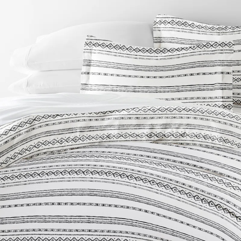 Becky Cameron Geo Threads Pattern Duvet Cover Set
