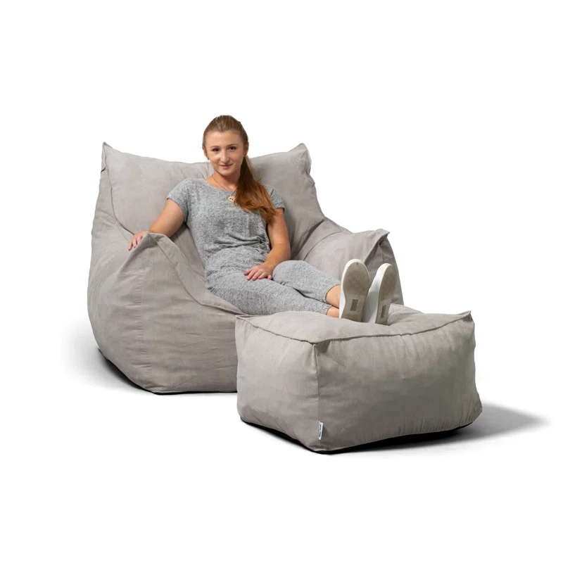 Big Joe Upholstered Pouf