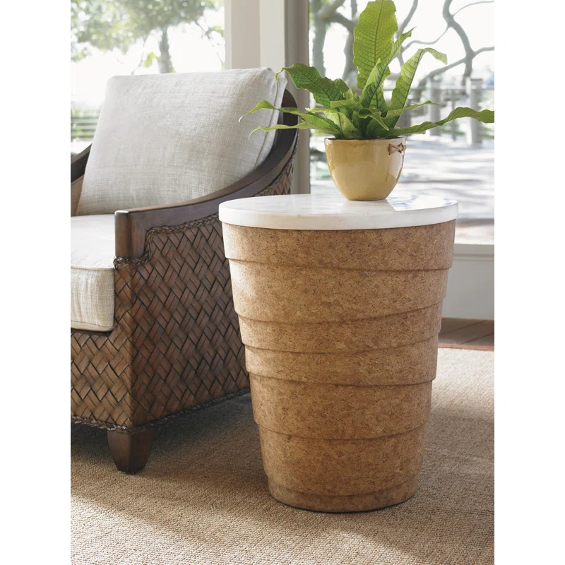 Tommy Bahama Home Island Fusion Kendari Round Accent Table