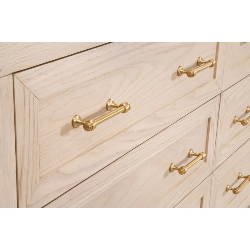 Loon Peak® Fujiko Solid Wood 66'' W 6 - Drawer Dresser