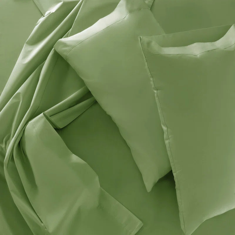 Superior Superior 300 Thread Count Rayon From Bamboo Solid Deep Pocket Bed Sheet Set