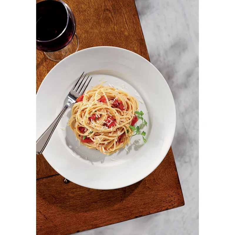 Oneida Bright White Ware (Rolled Edge) Plates, by Buffalo | Wayfair