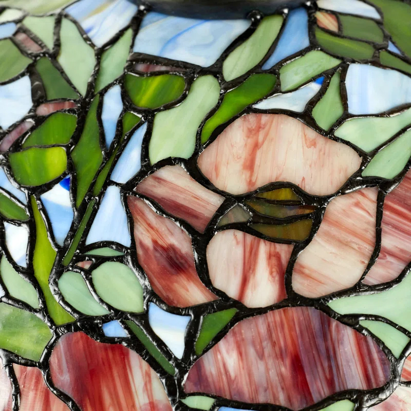 River of Goods 69"H Tiffany-Style Stained Glass Floor Lamp