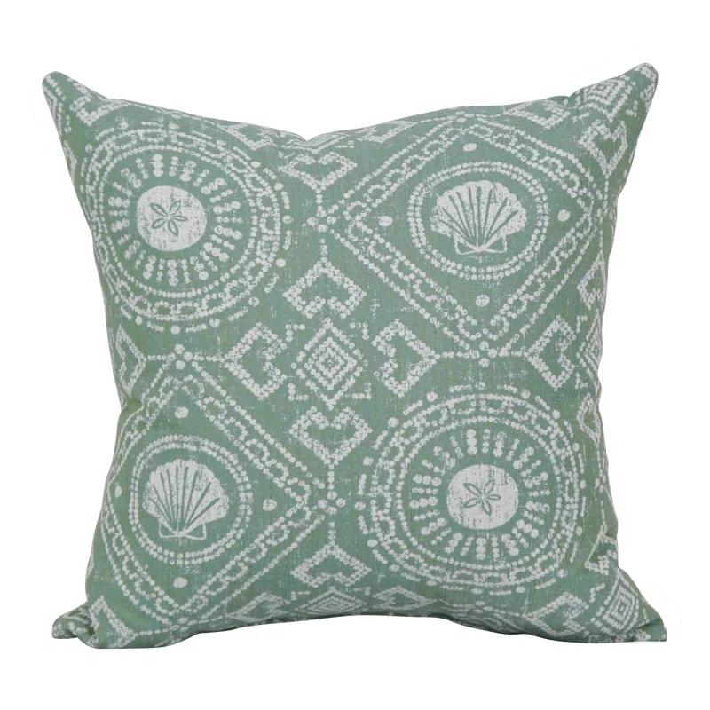 Blazing Needles Geometric Reversible Throw Pillow (Set of 4)