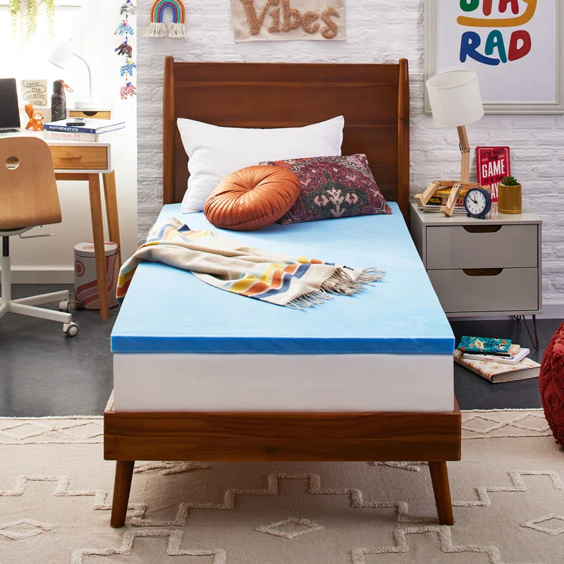 Sleep Innovations 2'' Gel Memory Foam Mattress Topper