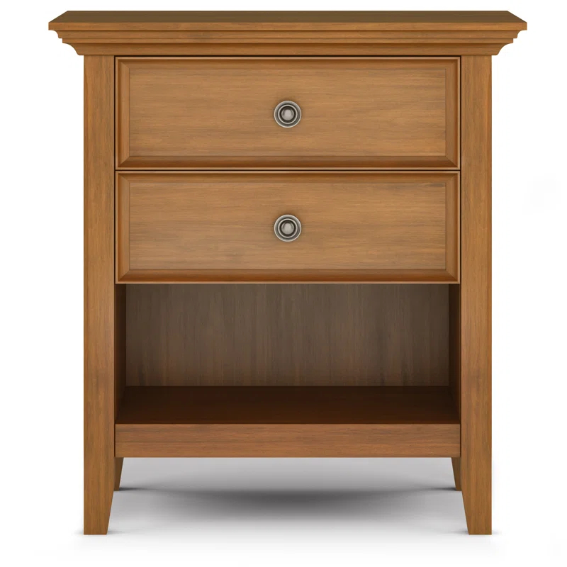 Amherst 2 - Drawer Solid Wood Nightstand