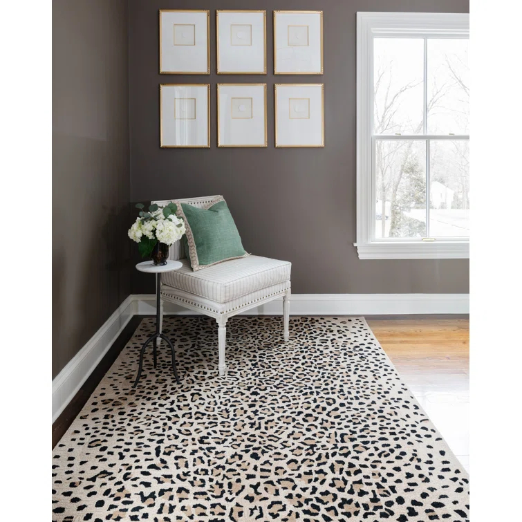 Willa Arlo™ Interiors Katherine Wool Animal Print Indoor Rug