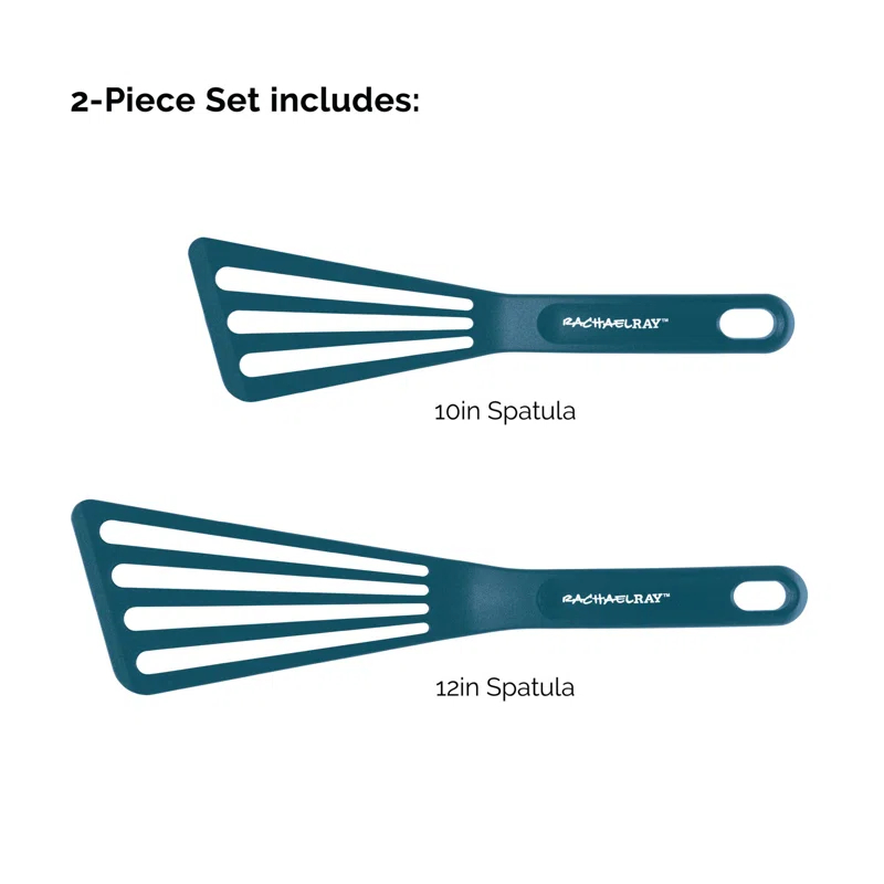 Rachael Ray Rachael Ray Tools & Gadgets 2-Piece Nylon Slotted Turner Spatula Set