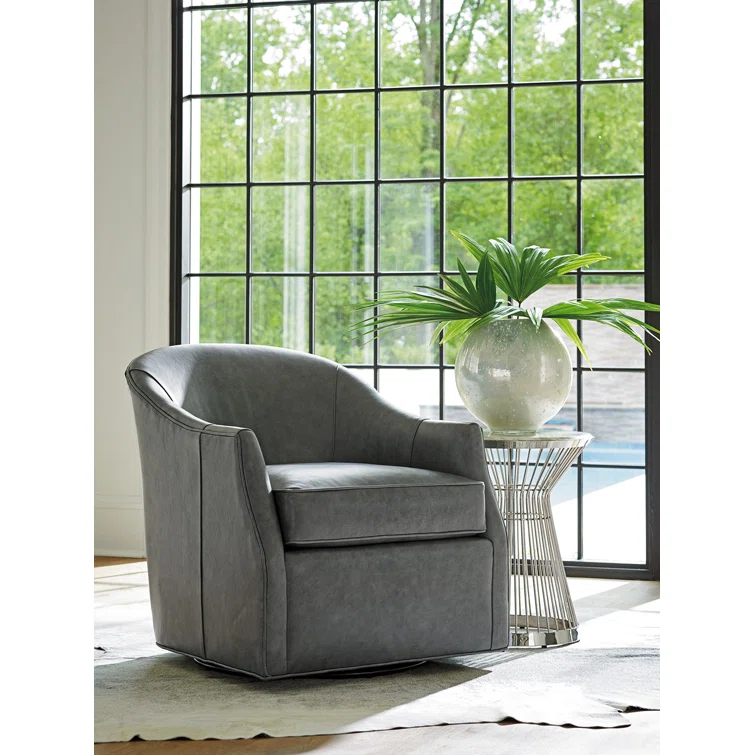 Lexington Ariana Escala Leather Swivel Chair