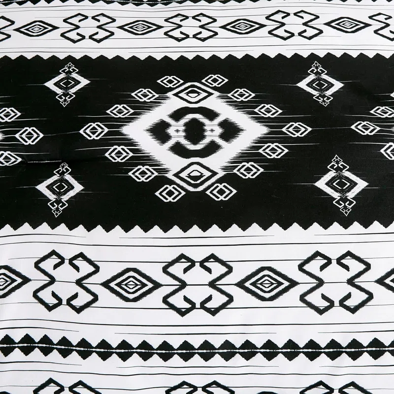 Chezmoi Collection Microfiber / Polyester Standard Geometric Shapes Comforter Set