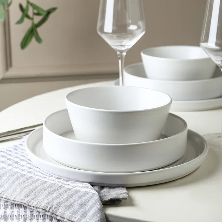 Stone Lain Elica 24-Piece Dinnerware Set Stoneware (Set of 24)