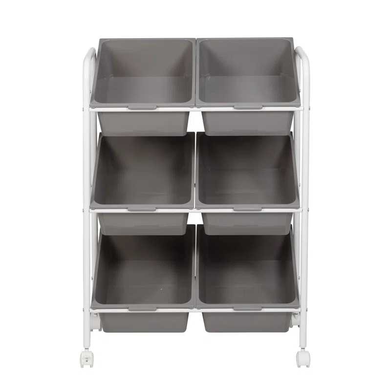 Honey Can Do 34'' H x 24'' W Utility Cart with Wheels