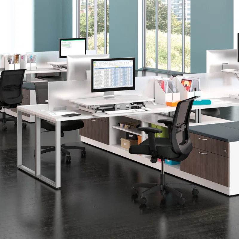 HON HON Coordinate Desktop Riser with Keyboard Tray