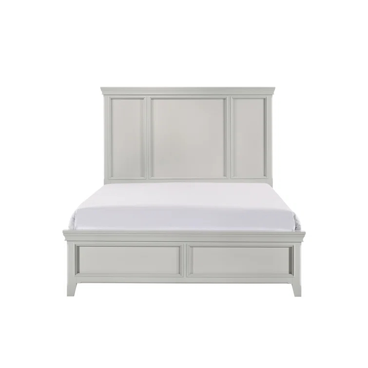 Alcott Hill® Gleda Solid Wood Panel Bed
