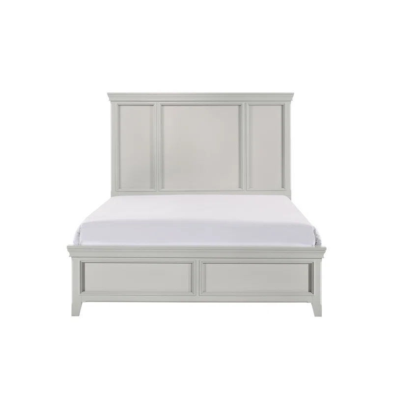 Alcott Hill® Draeger Solid Wood Panel Bed
