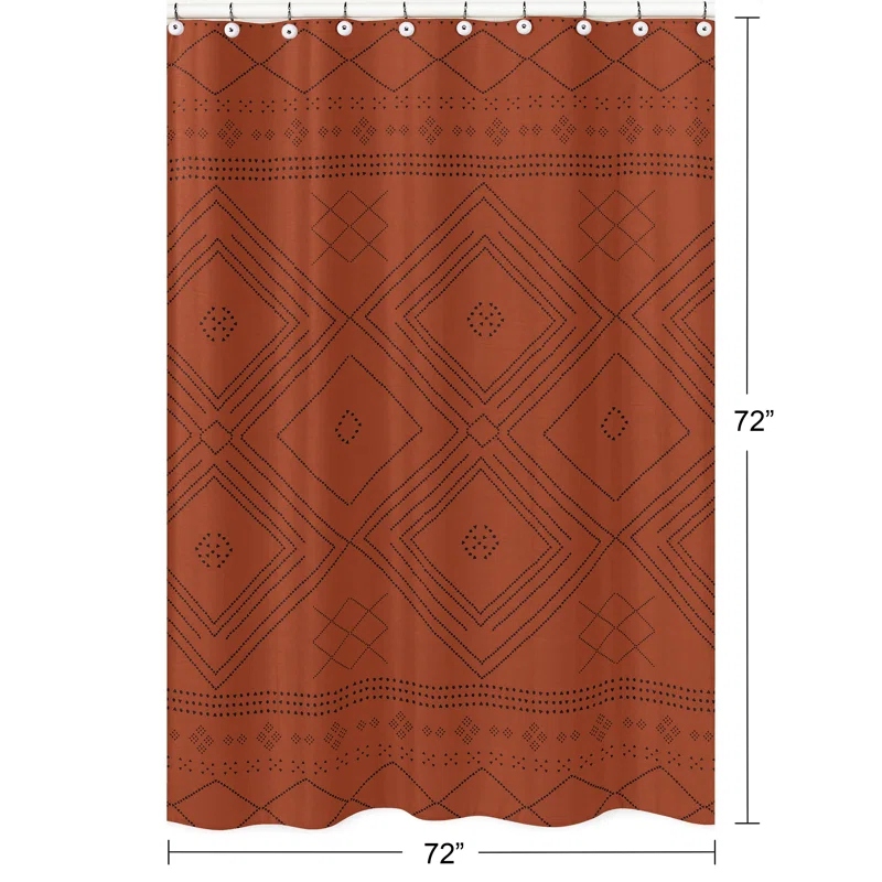 Sweet Jojo Designs Geometric Shower Curtain