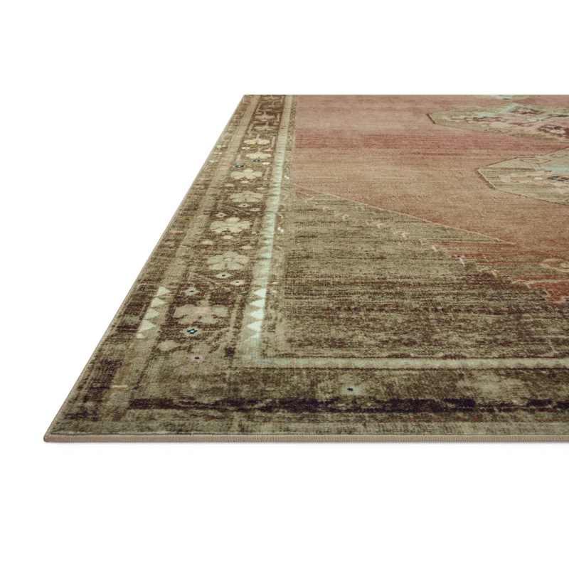 Magnolia Home by Joanna Gaines x Loloi Magnolia Home By Joanna Gaines X Loloi Sinclair Machine Washable Clay / Tobacco Area Rug