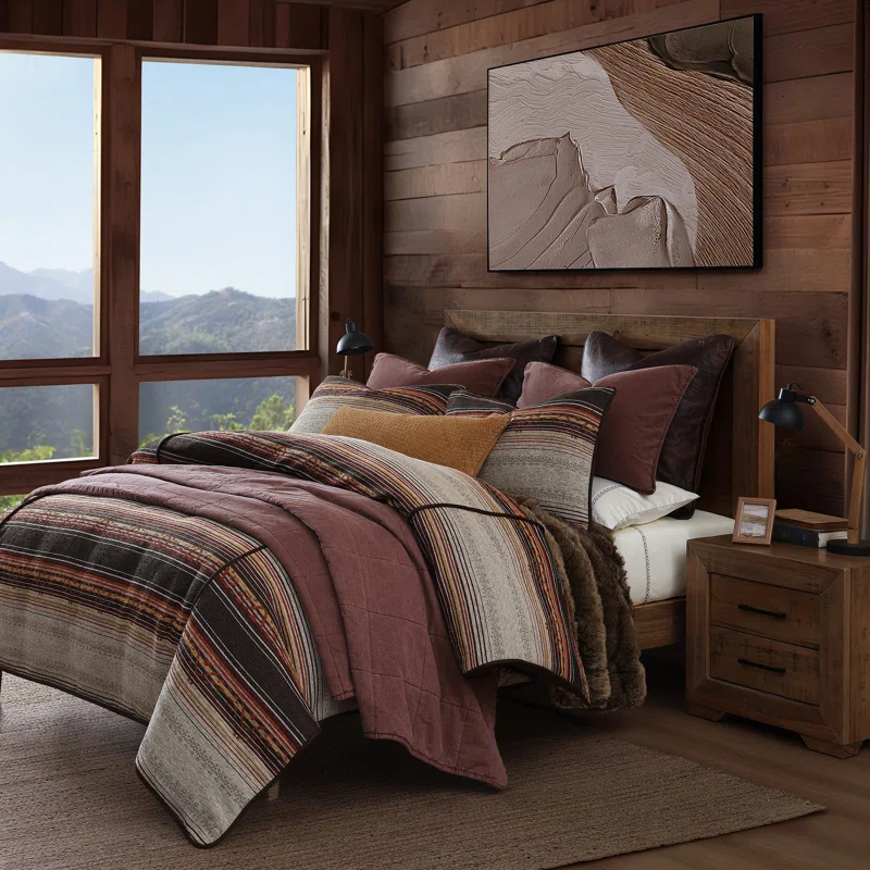 Paseo Road by HiEnd Accents Estes Chenille Jacquard Southwestern Lodge Comforter Set