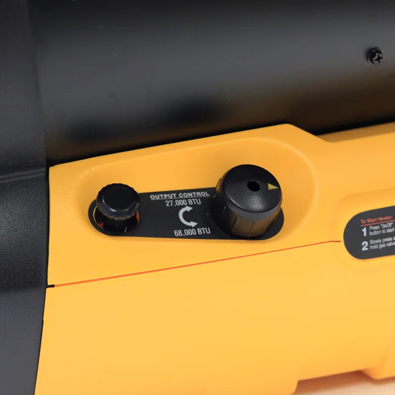 DeWalt DeWalt 68000 BTU Propane High Efficiency Utility Space Heater with Adjustable Thermostat