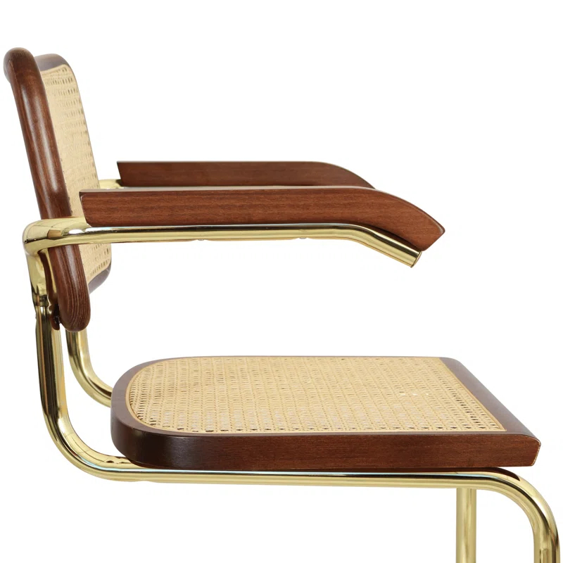 Breuer Chair Company Marcel Breuer Cesca Cane Cantilever Dining Armchair Arm Chair