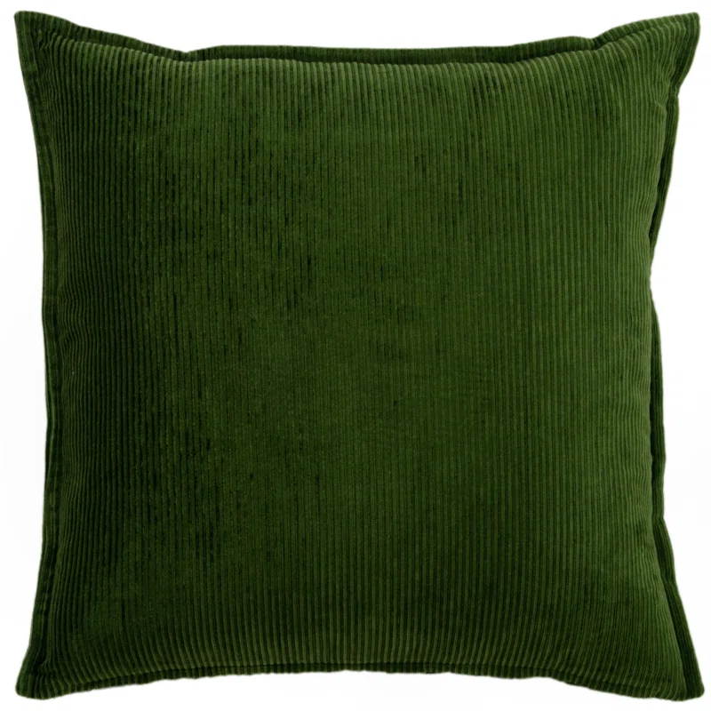 Textured Cotton Reversible Throw Pillow