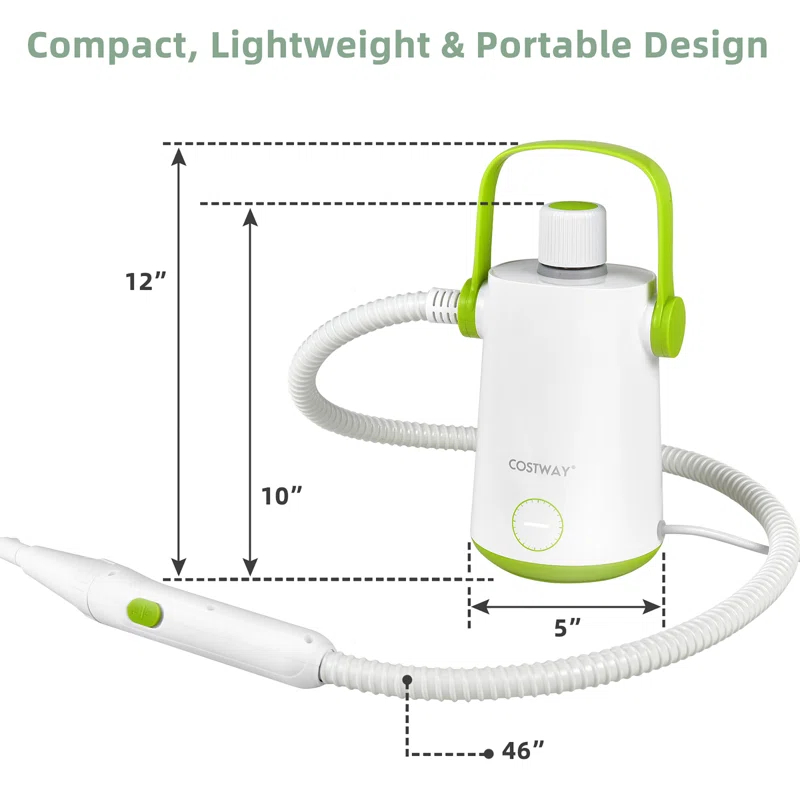 Costway ES10095US-LS Costway Bagless Steam Cleaner & Steam Mop