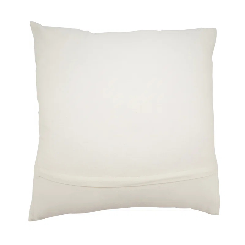 Saro Poseidon Collection No Pattern And Not Solid Color Cotton Throw Pillow